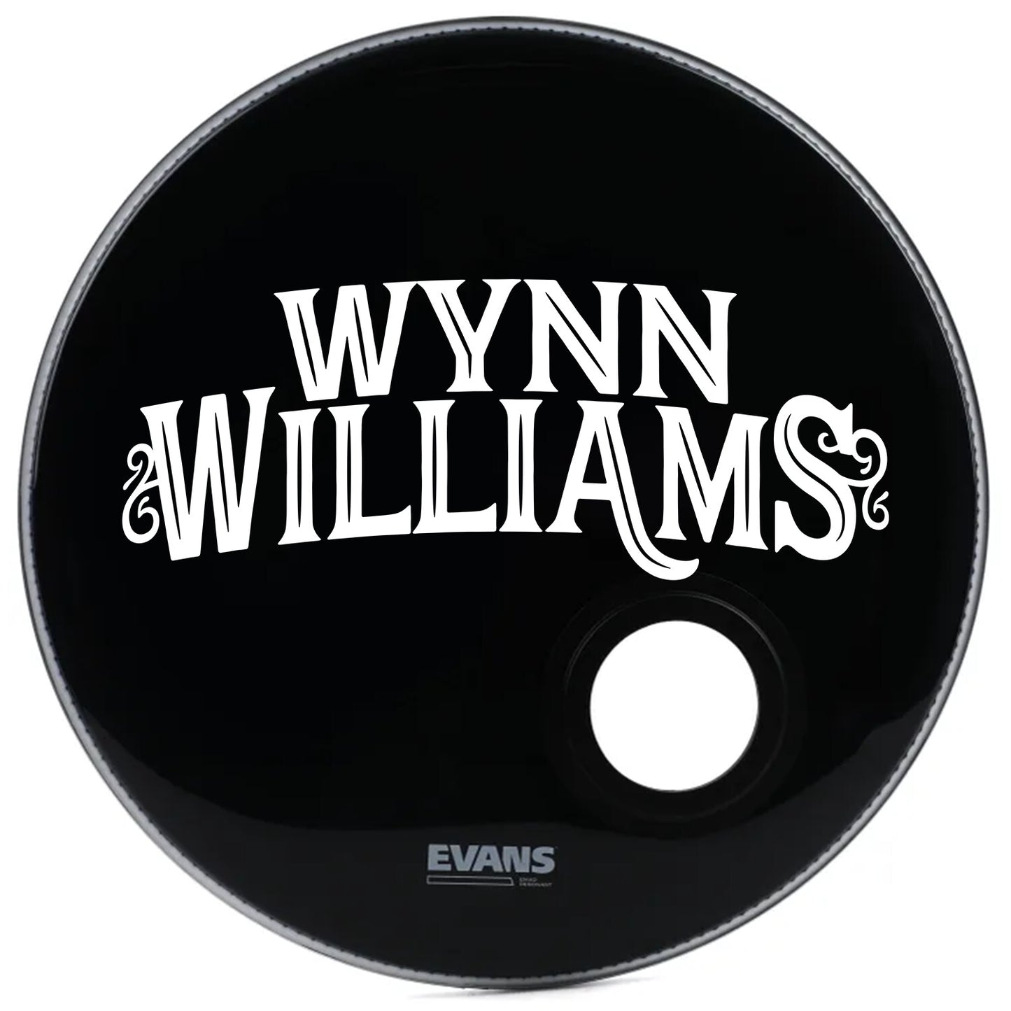 Autographed Kick Drum Head